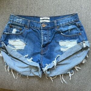One Teaspoon Denim Shorts